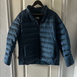 The North Face Navy Quilted Jacket